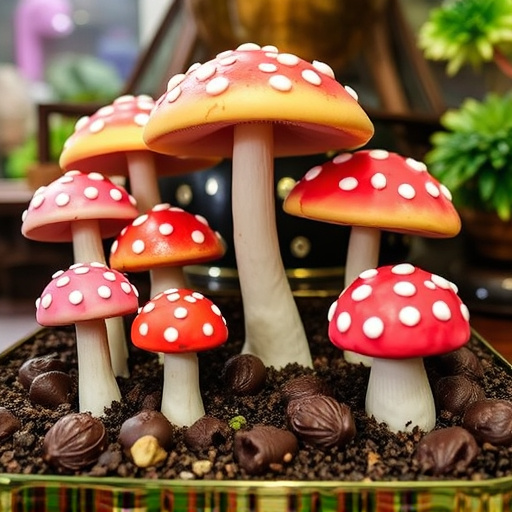 Psilocybin Magic Mushroom Chocolates Display
