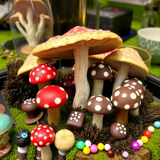 Psilocybin Magic Mushroom Chocolates Display