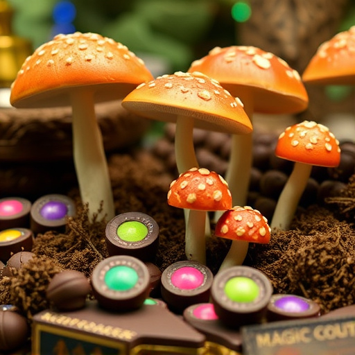 Psilocybin Magic Mushroom Chocolates Display