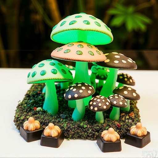 Psilocybin Magic Mushroom Chocolates Display