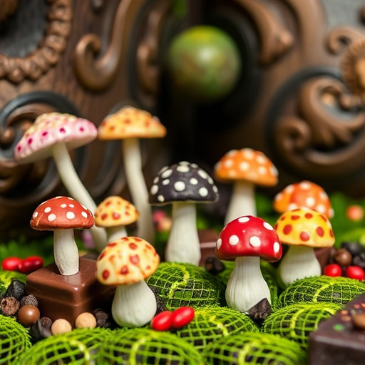 Psilocybin Magic Mushroom Chocolates Display