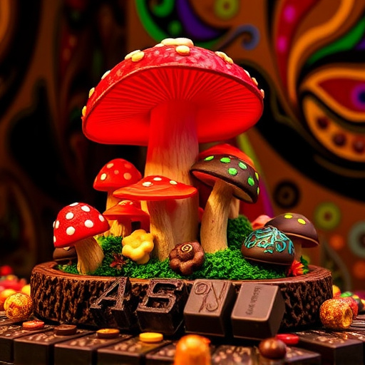 Psilocybin Magic Mushroom Chocolates Display