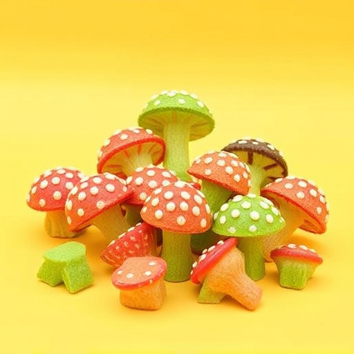 Psilocybin Magic Mushroom Gummies Display