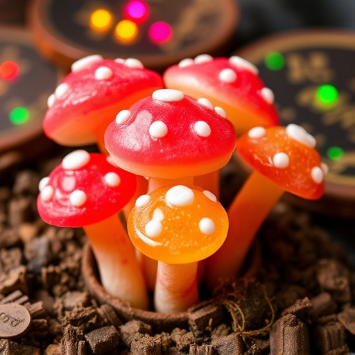 Psilocybin Magic Mushroom Gummies Display