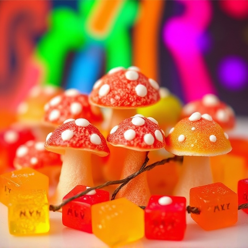 Psilocybin Magic Mushroom Gummies Display