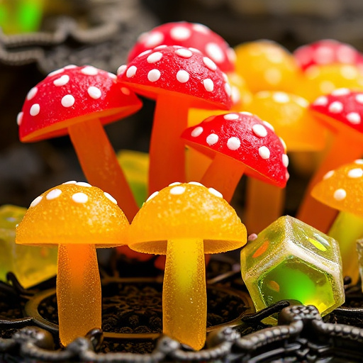 Psilocybin Magic Mushroom Gummies Display