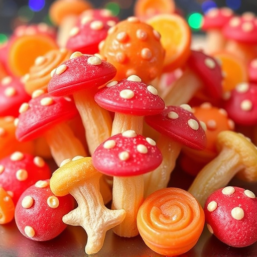 Psilocybin Magic Mushroom Gummies Display