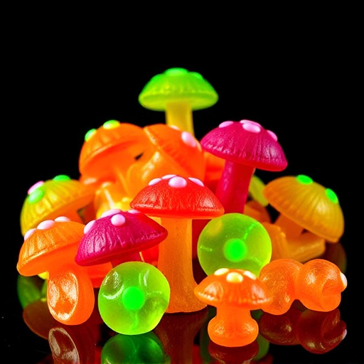Psilocybin Magic Mushroom Gummies Display