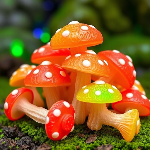 Psilocybin Magic Mushroom Gummies Display