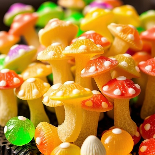 Psilocybin Magic Mushroom Gummies Display