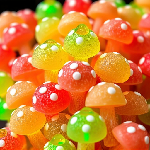 Psilocybin Magic Mushroom Gummies Display