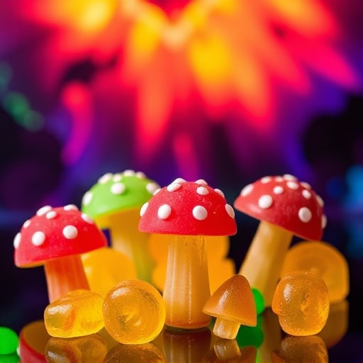Psilocybin Magic Mushroom Gummies Display