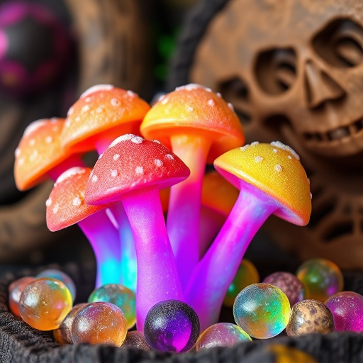 Psilocybin Magic Mushroom Gummies Display