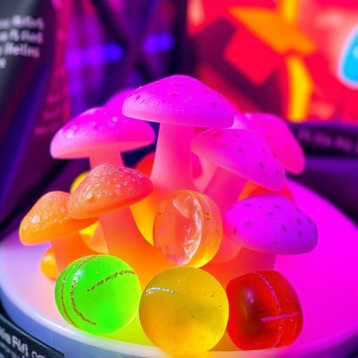 Psilocybin Magic Mushroom Gummies Display