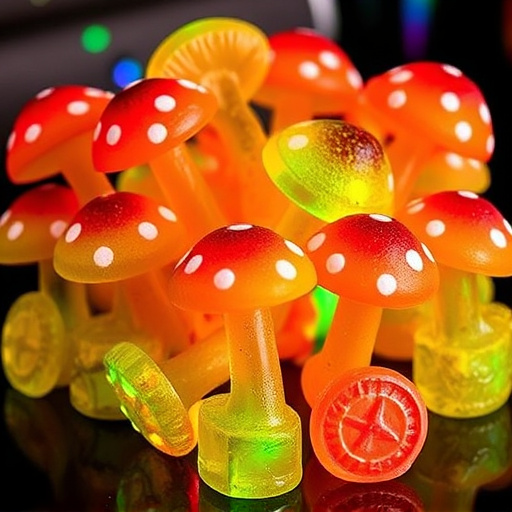Psilocybin Magic Mushroom Gummies Display