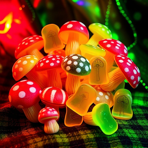 Psilocybin Magic Mushroom Gummies Display