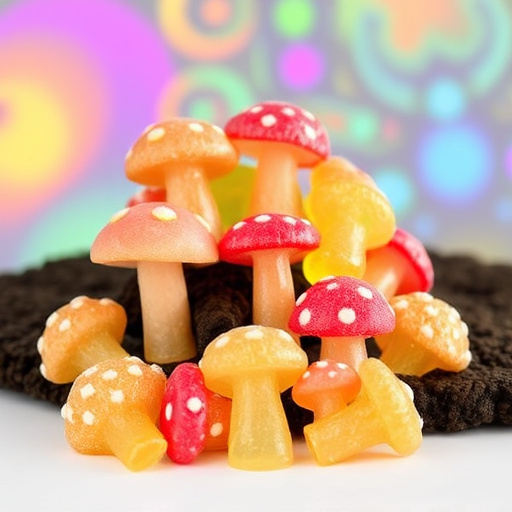 Psilocybin Magic Mushroom Gummies Display