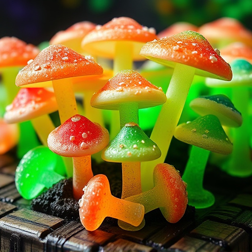 Psilocybin Magic Mushroom Gummies Display