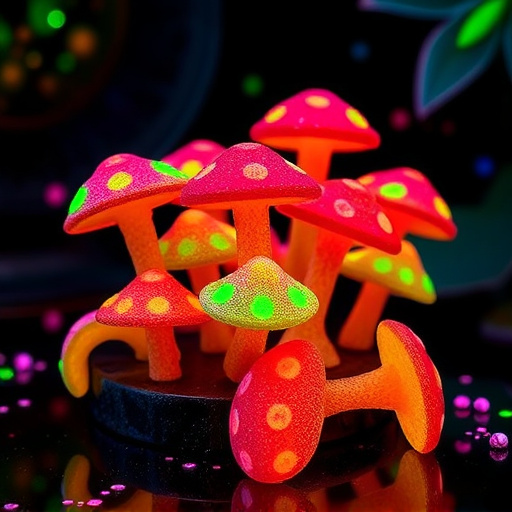 Psilocybin Magic Mushroom Gummies Display