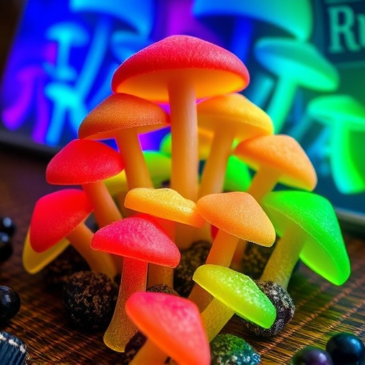 Psilocybin Magic Mushroom Gummies Display