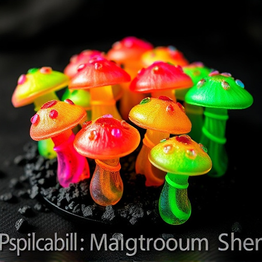 Psilocybin Magic Mushroom Gummies Display