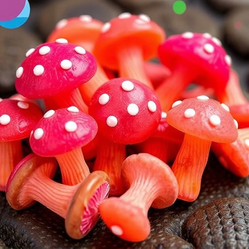 Psilocybin Magic Mushroom Gummies Display