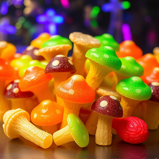 Psilocybin Magic Mushroom Gummies Display