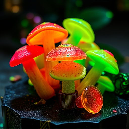 Psilocybin Magic Mushroom Gummies Display