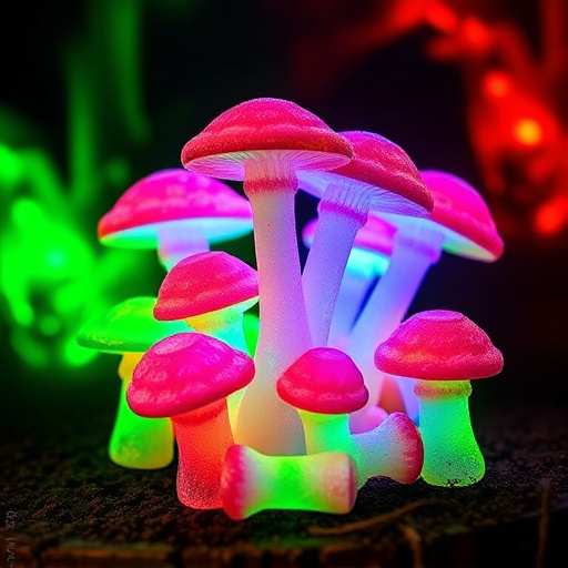 Psilocybin Magic Mushroom Gummies Display