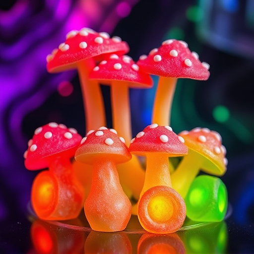 Psilocybin Magic Mushroom Gummies Display