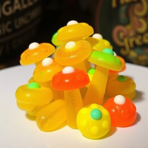 Psilocybin Magic Mushroom Gummies Display