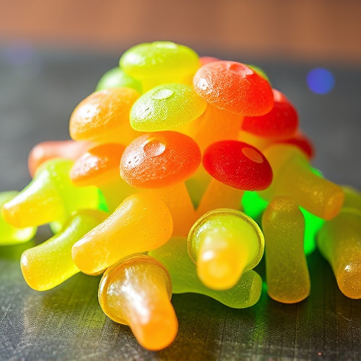 Psilocybin Magic Mushroom Gummies Display