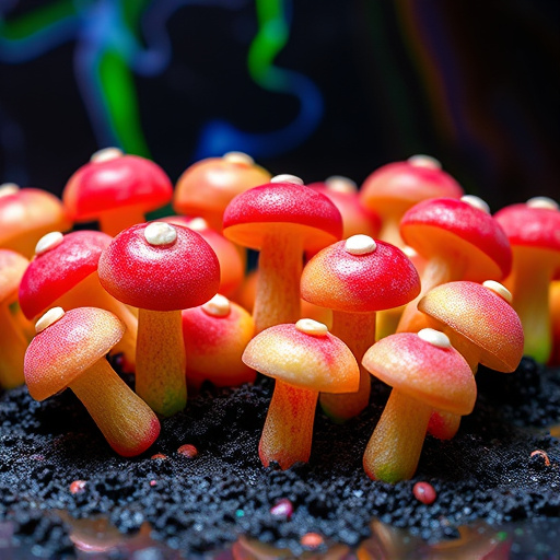 Psilocybin Magic Mushroom Gummies Display