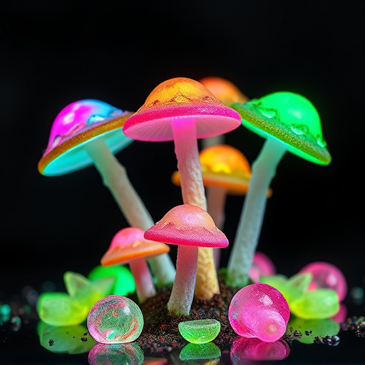 Psilocybin Magic Mushroom Gummies Display