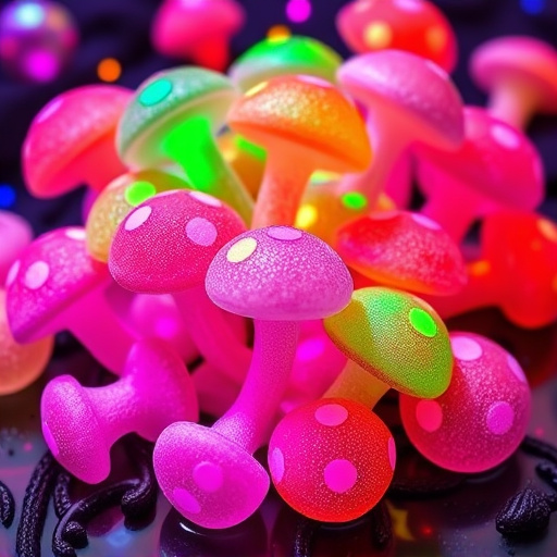 Psilocybin Magic Mushroom Gummies Display