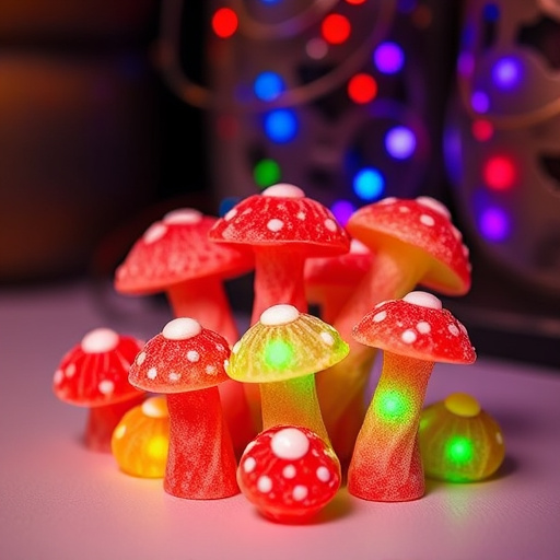 Psilocybin Magic Mushroom Gummies Display