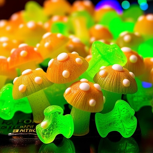 Psilocybin Magic Mushroom Gummies Display