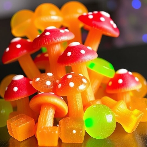 Psilocybin Magic Mushroom Gummies Display