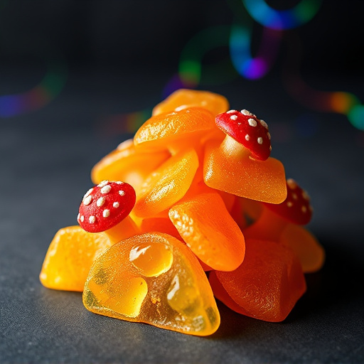 Psilocybin Magic Mushroom Gummies Display