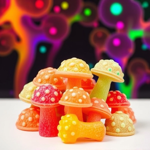 Psilocybin Magic Mushroom Gummies Display