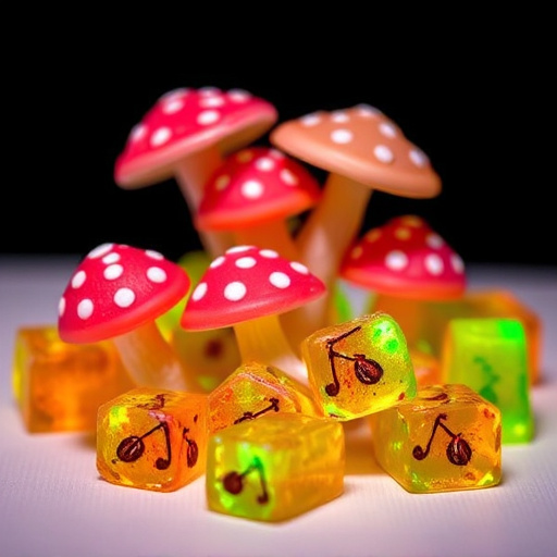 Psilocybin Magic Mushroom Gummies Display