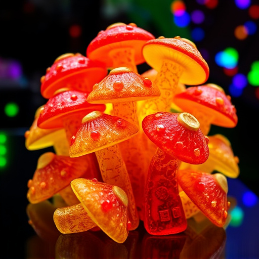 Psilocybin Magic Mushroom Gummies Display