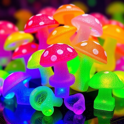Psilocybin Magic Mushroom Gummies Display
