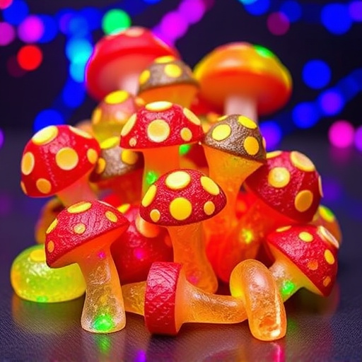 Psilocybin Magic Mushroom Gummies Display