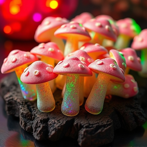 Psilocybin Magic Mushroom Gummies Display