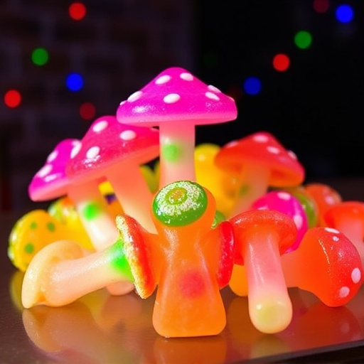 Psilocybin Magic Mushroom Gummies Display