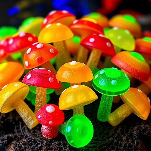 Psilocybin Magic Mushroom Gummies Display