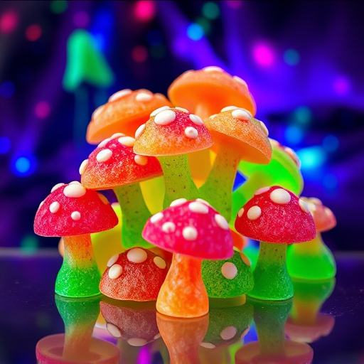 Psilocybin Magic Mushroom Gummies Display