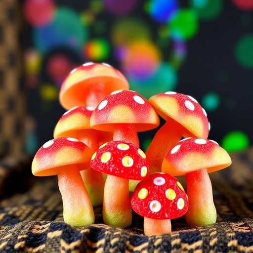 Psilocybin Magic Mushroom Gummies Display