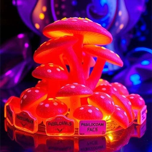 Psilocybin Magic Mushroom Gummies Display
